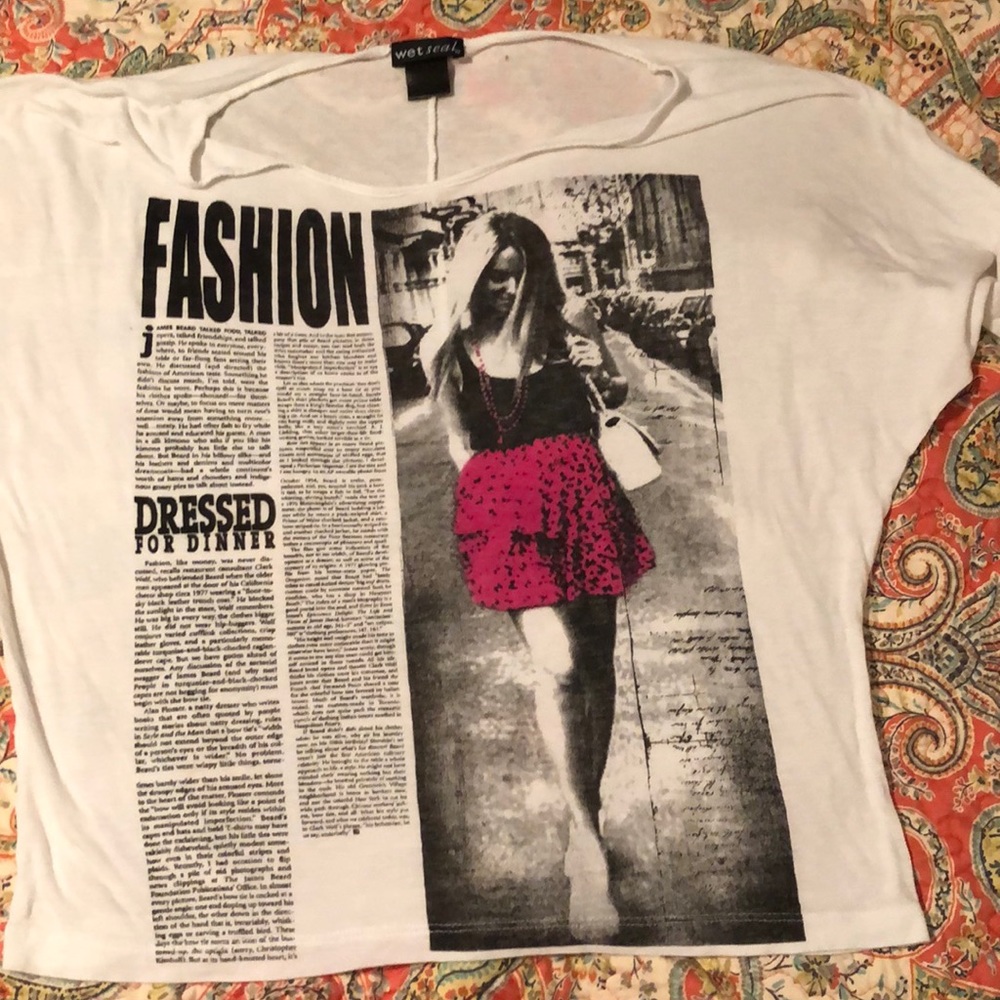 Wetseal “Fashion” tee